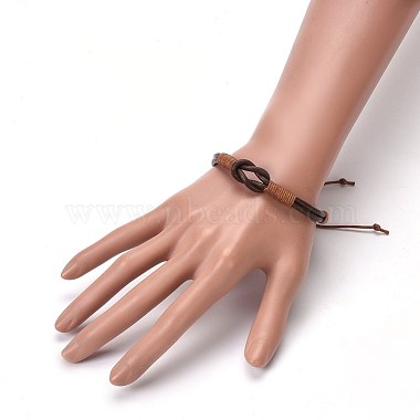 Cowhide Leather Cords Bracelets(BJEW-JB04132-02)-4