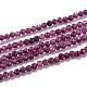 Perles de rubis / corindon rouge naturelles(G-H266-24A)-1