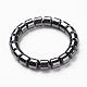 Non-magnetic Synthetic Hematite Beads Stretch Bracelets(BJEW-G556-02)-1