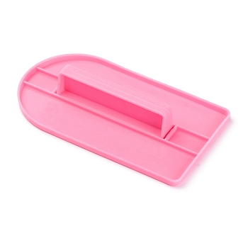 Plastic Pressure Drill Plate, Pressing Accessories Tools, For Diamond Embroidery Craft Kit, Diamond Painting Tools Accessories, Pink, 14.5x8.15x2.4cm