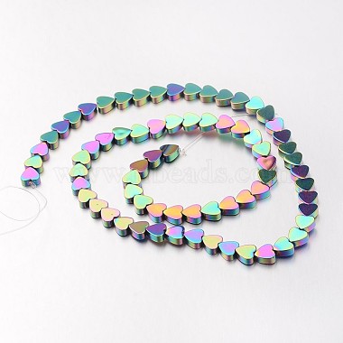 Electroplate Non-magnetic Synthetic Hematite Bead Strands(X-G-F300-23C-02)-2