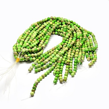 Natural Imperial Jasper Beads Strands(G-I122-6mm-01)-2