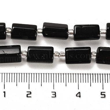 Natural Obsidian Beads Strands(G-G068-A03-01)-5