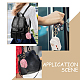 WADORN 2Pcs 2 Colors PU Leather Mini Coin Bag for Women(KEYC-WR0001-45B)-6