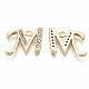Brass Micro Pave Clear Cubic Zirconia Pendants(X-KK-S360-053M-NF)-1
