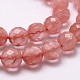 Cherry Quartz Glass Beads Strands(X-G-D840-43-8mm)-3