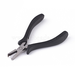 High Carbon Steel Pliers, Cutters Pliers, Stainless Steel Color, 125x60~71x17.5mm(TOOL-WH0122-10)