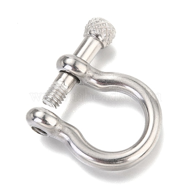 304 Stainless Steel D-Ring Anchor Shackle Clasps(STAS-H142-07P)-2