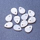 Natural White Shell Mother of Pearl Shell Charms(X-BSHE-L036-01)-1