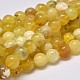 Natural Yellow Opal Round Bead Strands(G-M296-02-10mm)-2