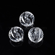 Transparent Acrylic Beads, Round, Clear, 17.5x18x17.5mm, Hole: 2mm, about 173pcs/500g(TACR-N009-34)