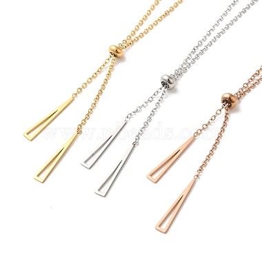 Triangle 304 Stainless Steel Necklaces