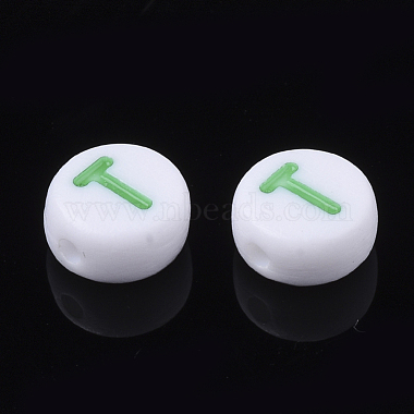 Perles acryliques initiales(OACR-E001-20T)-2