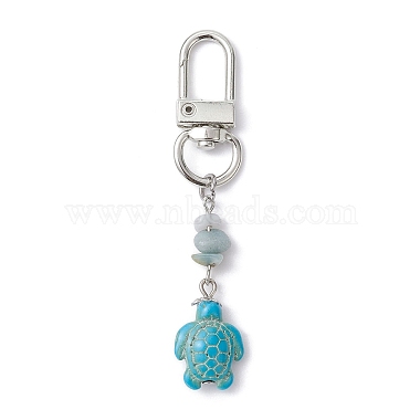 Turquoise Turtle Synthetic Turquoise Pendant Decorations