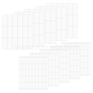 BENECREAT 10Pcs 2 Style Rectangle Blank Paper Self-Adhesive Present Stickers(DIY-BC0003-65)-2