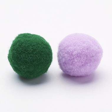 DIY Doll Craft Polyester High-elastic Pom Pom Ball(FIND-WH0001-21mm)-2