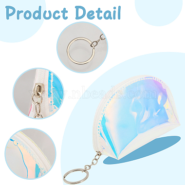 4Pcs 2 Style Laser Effect TPU Coin Purses(AJEW-CA0004-07)-3