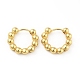 Brass Ball Beaded Hoop Earrings for Women(EJEW-B013-05)-1