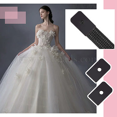 ウェディングドレス用 160 個 8 スタイルの樹脂とシリコンのボーンキャップ(FIND-FG0002-77)-6