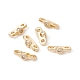 Rack Plating Brass Pave Clear Cubic Zirconia Connector Charms(X-KK-G433-04LG)-3