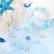 120Pcs 6 Style Transparent Spray Painted Glass Beads(GLAA-SC0001-73)-5