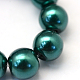 Baking Painted Pearlized Glass Pearl Round Bead Strands(HY-Q330-8mm-79)-3