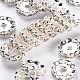 Grade A Brass Rhinestone Spacer Beads(RSB160NF-01)-1