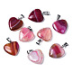 Natural Banded Agate/Striped Agate Pendants(G-T122-24A)-1