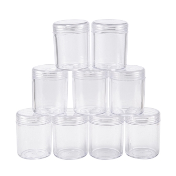 Plastic Bead Containers, Clear, 3.9x5cm, Capacity: 20ml(0.67 fl. oz)