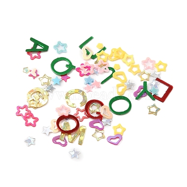 12G 12 Styles Ornament Accessories Plastic Paillette/Sequins Beads(KY-FS0001-11)-4