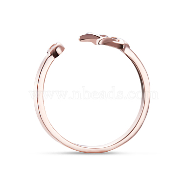 Tinysand регулируемые 925 кольцо из стерлингового серебра со стразами в форме гексаграммы на запястье(TS-R270-RG)-3