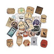 Retro Potion Label Paper Stickers Set, Adhesive Label Stickers, for Water Bottles, Laptop, Luggage, Cup, Computer, Mobile Phone, Skateboard, Guitar Stickers, Mixed Color, 42~71x40~57x0.3mm(X-DIY-G066-29)