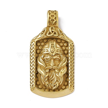 Antique Golden Others 304 Stainless Steel Pendants