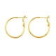 Brass Hoop Earrings(KK-I665-26B-G)-1