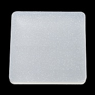 Rounded Corner Transparent Acrylic Stamping Blocks Tools, Decorative Stamp Blocks, for Scrapbooking Crafts Making, Clear, Square, 7x7cm(SCRA-PW0004-017B-04)