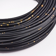Round Aluminum Wire, Black, 1.5mm, about 41.6m/roll(AW-D011-1.5mm-02)
