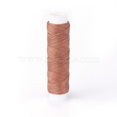 0.65mm Sienna Waxed Polyester Cord Thread & Cord