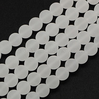 6mm White Round Quartz Crystal Beads