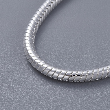 Laiton unisexe bracelets de la chaîne de serpent(BJEW-BB12548)-2