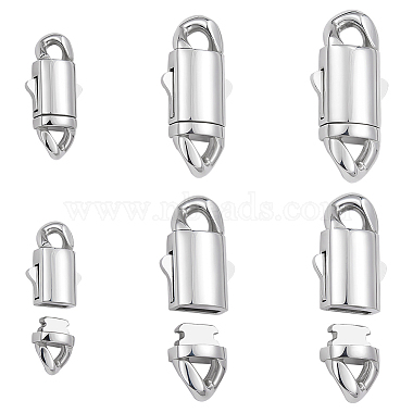 Stainless Steel Color 304 Stainless Steel Snap Lock Clasps