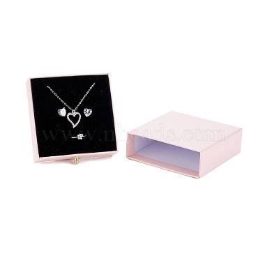 Square Paper Drawer Jewelry Set Box(CON-C011-03A-05)-2