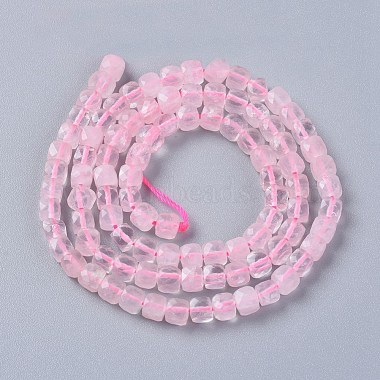 Natural Rose Quartz Beads Strands(G-L537-017)-3