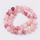 Natural Colorful Green Jade Beads Strands(G-G757-02-6mm)-2