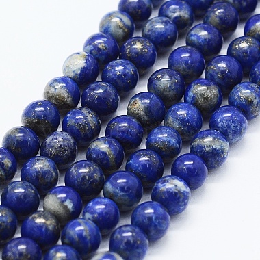 Blue Round Lapis Lazuli Beads