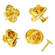 Brass Lapel Pin Backs(KK-YW0002-23G)-1