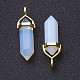 Opalite Double Terminated Pointed Pendants(X-G-G902-C02)-2