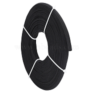 PP & PE Boning, Horsehair Braid Crinoline, for Sewing Wedding Dress Fabric, DIY Sewing Supplies, Black, 14x2mm(DIY-WH0273-98B)