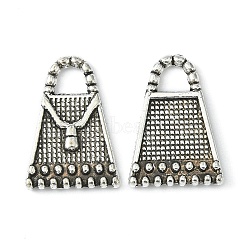 Tibetan Style Alloy Pendants, Lead Free, Cadmium Free and Nickel Free, Antique Silver, 16.5mm long, 12mm wide, 2mm thick hole: 3mm(X-LF0208Y-NF)