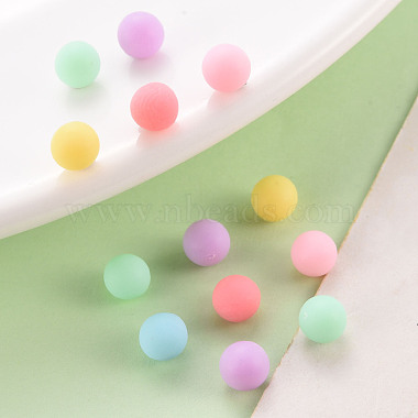 Opaque Acrylic Beads(PAB702Y-B01)-6