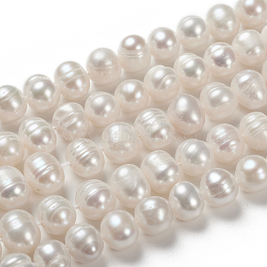 Natural Cultured Freshwater Pearl Beads Strands(PEAR-N013-07C)-4